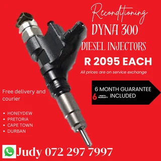 Dyna 300 Diesel Injectors for sale on service exchange or to recon