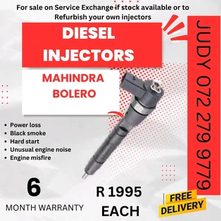 Mahindra Bolero Diesel Injector for sale on service exchange or to recon