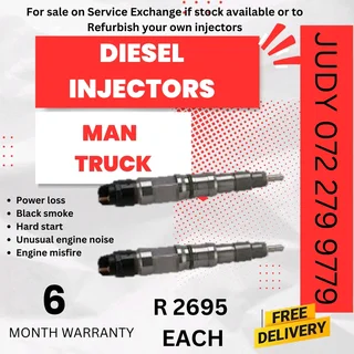 MAN Truck Diesel Injector for sale on service exchange or to recon