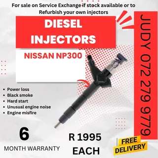 Nissan NP300 Diesel Injector for sale on service exchange or to recon