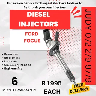 Ford Focus Diesel Injector for sale on service exchange or to recon