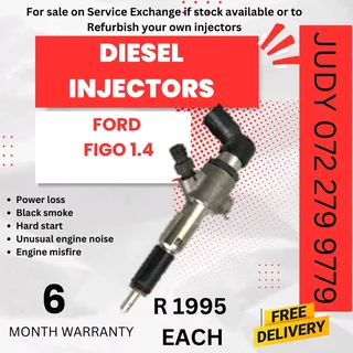 Ford Figo 1.4 Diesel Injector for sale on service exchange or to recon