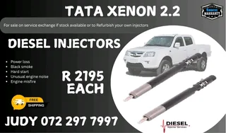 Tata Xenon 2.2 Diesel Injector for sale on service exchange or to recon