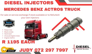 Mercedes Benz Actros Truck Diesel Injector for sale on service exchange or to recon