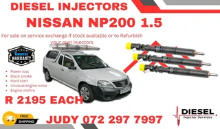 Nissan NP200 1.5 Diesel Injector for sale on service exchange or to recon