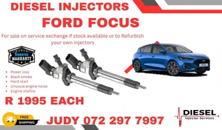 Ford Focus Diesel Injector for sale on service exchange or to recon