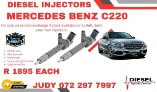 Mercedes Benz C220 Diesel Injector for sale on service exchange or to recon