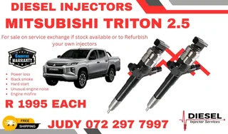 Mitsubishi Triton 2.5 Diesel Injector for sale on service exchange or to recon