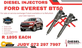 Ford Everest BT50 Diesel Injector for sale on service exchange or to recon