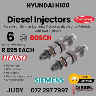 Hyundai H-100 Diesel Injector for sale on service exchange or to recon