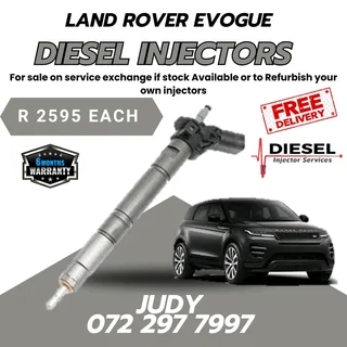 Land Rover Evogue Diesel Injector for sale on service exchange or to recon