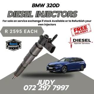 BMW 320D Diesel Injector for sale on service exchange or to recon