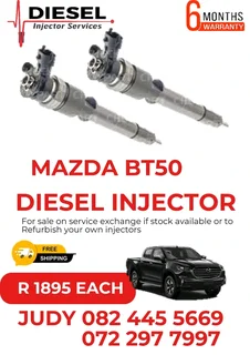 Mazda BT50 Diesel Injectors
