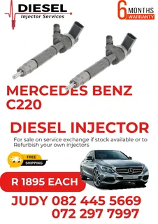 Mercedes Benz C220 Diesel Injector