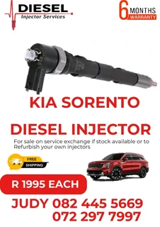 Kia Sorento Diesel Injectors