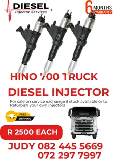 Hino 700 Truck Diesel Injector