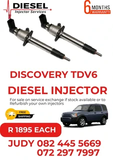 Discovery TDV6 Diesel Injector