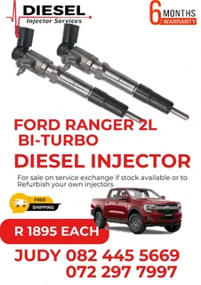 Ford Ranger 2L Bi-Turbo Diesel Injector