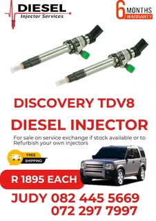 Discovery TDV8 Diesel Injectors