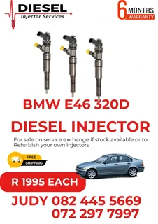 BMW E46 320D Diesel Injectors