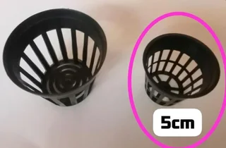 Hydroponic grow baskets 7.5cm and 5cm AS WELL AS 12CM