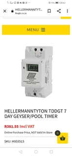 Electrician. Wifi House Light Switches or Pool or Geyser Timers. Prepaid Meters.