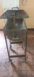 Braai for sale very strong braai will last foreva got wheels on it can push it anywhere to braai..