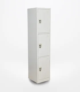 3-Door Steel Storage Cabinet | Large Secure Office Vault | Brand New