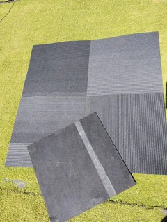 Executive Rubber underneath carpet tiles (good as new imported second hand tiles)