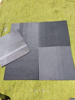 Executive Rubber underneath carpet tiles (good as new imported second hand tiles)