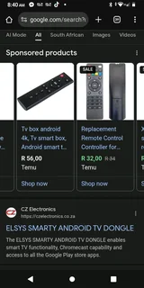 Elysys Android Tv Dongle for sale R300