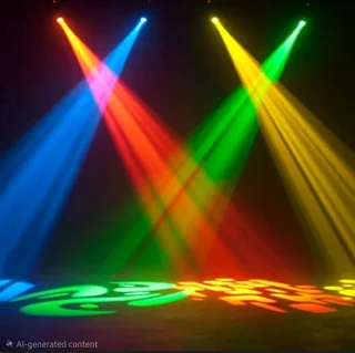 DJ with music and lighting