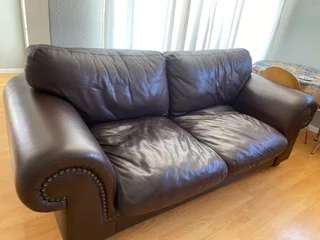 Genuine leather sofa
