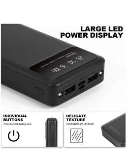 Redisson Power Bank 20000mAh LED display