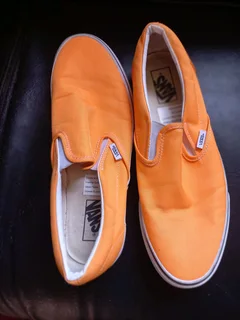 A pair of "Vans"shoes on sale.
