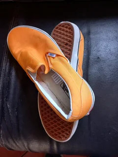 A pair of "Vans"shoes on sale.