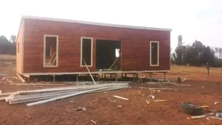Project of wooden houses