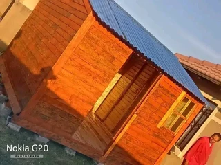 Project of wooden houses