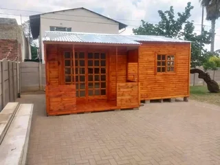 Big and small  timbe  house