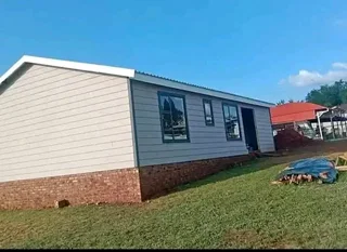 Big and small  timbe  house