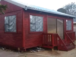 J  4 log cobn wooden houses