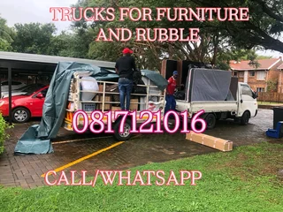 We provide transport for furniture and rubble removals