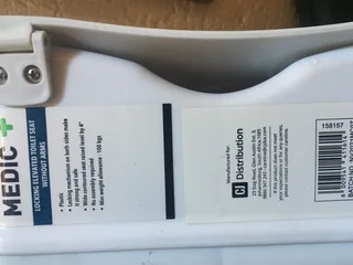 Toilet seat raised (Medic&#43;) 10.2cm