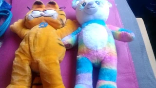R250.Garfield cat and Bab Teddies.