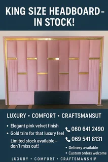 King and Queen Size headboards