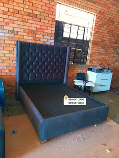 Queen size headboard and base