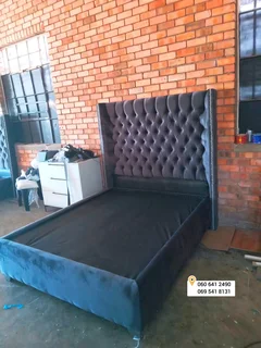 Queen size headboard and base