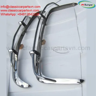 VW Karmann Ghia US Export style bumpers year (1956-1966) by stainless steel new