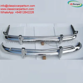 VW Karmann Ghia US Export style bumpers year (1956-1966) by stainless steel new