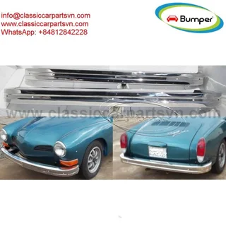 Volkswagen Karmann Ghia (1972-1974) bumpers by stainless steel new